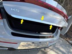 Quality Automotive Accessories - QAA RD71805 1Pc Stainless Steel Rear Deck Accent for 2021-2025 Kia K5 - Image 2
