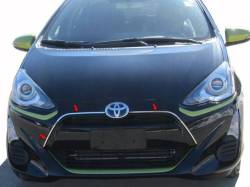 Quality Automotive Accessories - QAA SG12700 1Pc Stainless Steel Grille Accent for 2012-2017 Toyota Prius V - Image 3