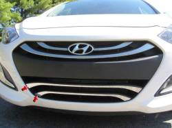 Quality Automotive Accessories - QAA SG12705 3Pc Stainless Steel Grille Accent for 2012-2017 Toyota Prius C - Image 3
