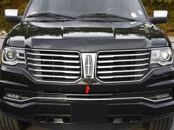 Quality Automotive Accessories - QAA SG55383 1Pc Stainless Steel Grille Accent for 2015-2017 Ford Expedition - Image 3