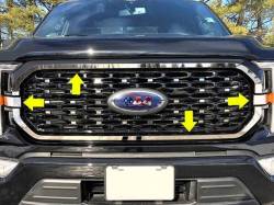 Quality Automotive Accessories - QAA SG59345 4Pc Stainless Steel Grille Accent for 2019-2023 Ford Ranger - Image 7