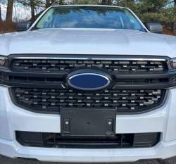 Quality Automotive Accessories - QAA SG62310 7Pc Stainless Steel Grille Accent for 2022-2024 Ford Maverick - Image 2