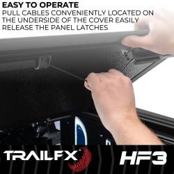 TrailFX - TrailFX TFX8001 Hard Folding Tonneau Cover - Image 2