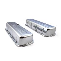 Speedmaster - Speedmaster PCE314.1004.04 Chevy BBC 454 Chrome 396 Stamped Valve Cover Tall - Image 2