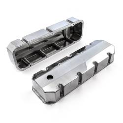 Speedmaster - Speedmaster PCE314.1105.02 Fab Valve Covers Pol Tall w/Hole for Chevy BBC - Image 2