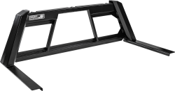 Highway Products - Highway Products 4011-043-BK62 Guardian Open Post Smooth Black Upright/Center - Image 1