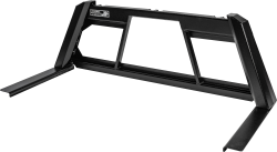 Highway Products - Highway Products 4011-037-BK62 Guardian Open Post Smooth Black Upright/Center - Image 2