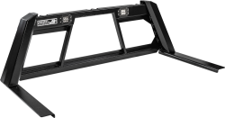 Highway Products - Highway Products 4011-035-BK62 Guardian HD Open Post Smooth Black Upright/Center - Image 1
