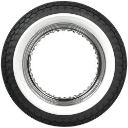 Coker - Coker 71385 450-18 BECK Motorcycle TIRE 2" White Wall - Image 2