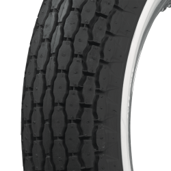 Coker - Coker 63400 500-16 Coker/Beck Motorcycle 2" Double White Wall - Image 2