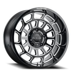 Raceline Wheels - Raceline Wheels 955M-29050-00 Warp 955M 20x9 5x5.0 0mm Gloss Black/Milled - Image 1