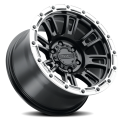 Raceline Wheels - Raceline Wheels 956BS-78021+30 956BS Compass 17x8 5x110 30mm Satin Black/Silver - Image 2