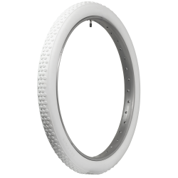 Coker - Coker 74690 26X3 CL Coker Button Tread ALL-White - Image 1
