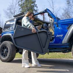 EZ4x4 - EZ4x4 1918 0262 PHANTOM Tube Door Panels Black for 18+ Jeep Wrangler JL 2DR - Image 3