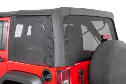 MasterTop - MasterTop 16032401 Black Mesh Trail Screens for 10-18 Jeep Wrangler JK 4DR - Image 36