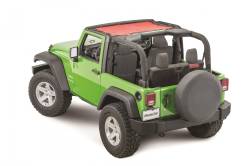 MasterTop - MasterTop 14201302 ShadeMaker Freedom Mesh BiMini Top for 07-18 Wrangler JK 2DR - Image 1