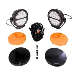 TrailFX - TrailFX 7RNDF2 7" Round LED Light 16 LEDs 5W Clear - Image 2