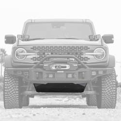 Go Rhino - Go Rhino 332120T Rockline Front Bumper Lower Skid Plate for 21-24 Bronco - Image 2