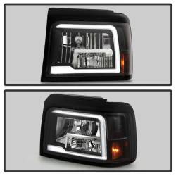 Spyder Auto - Spyder Auto 9055607 Black LED Headlights w/Corner/Bumper 92-96 Ford Bronco/F150 - Image 2
