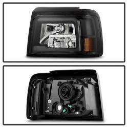 Spyder Auto - Spyder Auto 9055607 Black LED Headlights w/Corner/Bumper 92-96 Ford Bronco/F150 - Image 3