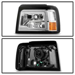 Spyder Auto - Spyder Auto 9055614 Chrome LED Headlights w/Corner/Bumper 92-96 Ford Bronco/F150 - Image 3