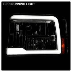 Spyder Auto - Spyder Auto 9055614 Chrome LED Headlights w/Corner/Bumper 92-96 Ford Bronco/F150 - Image 4