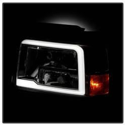 Spyder Auto - Spyder Auto 9055614 Chrome LED Headlights w/Corner/Bumper 92-96 Ford Bronco/F150 - Image 6