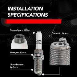 APR - APR Z1003100 Iridium Pro Spark Plugs - Image 2