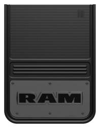 Gatorback - Gatorback 14"x18" Universal Black Mud Flaps for RAM Text Logo GM1418RT - Image 1