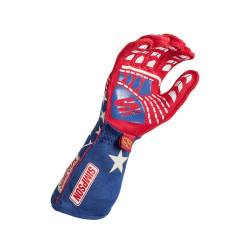 Simpson Safety - Simpson Safety LGZF Liberty Racing Gloves 2X Large Red/White/Blue - Image 5