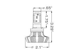 Oracle Lighting - Oracle 5237-001 H16 4000+ Lumen LED Headlight Bulbs Pair - Image 2