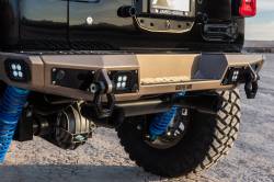 Bodyguard Bumpers - Bodyguard Bumpers 56222T RX Series Stubby Rear Textured Black Rear Bumper - Image 2
