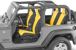 Diver Down - Diver Down 14167-2046 Seat Cover for 13-18 Jeep Wrangler JK Yellow Neoprene Pair - Image 1