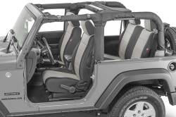 Diver Down - Diver Down 14167-2039 Seat Cover for 11-12 Jeep Wrangler JK Gray Neoprene Pair - Image 1