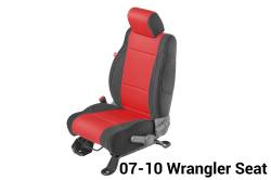 Diver Down - Diver Down 14167-2037 Seat Cover for 11-12 Jeep Wrangler JK Red Neoprene Pair - Image 2
