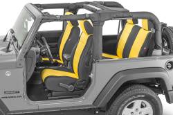 Diver Down - Diver Down 14167-2036 Seat Cover for 11-12 Jeep Wrangler JK Yellow Neoprene Pair - Image 1