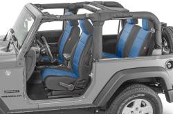 Diver Down - Diver Down 14167-2035 Seat Cover for 11-12 Jeep Wrangler JK Blue Neoprene Pair - Image 1