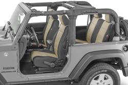 Diver Down - Diver Down 14167-2034 Seat Cover for 11-12 Jeep Wrangler JK Tan Neoprene Pair - Image 1