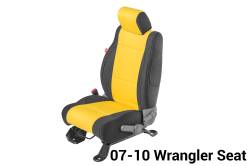 Diver Down - Diver Down 14167-2026 Seat Cover for 07-10 Jeep Wrangler JK Yellow Neoprene Pair - Image 3