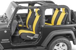 Diver Down - Diver Down 14167-2021 Seat Covers for 07-10 Jeep Wrangler JK Black Neoprene Pair - Image 1