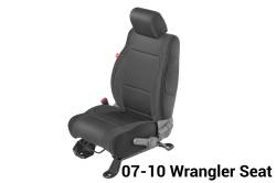 Diver Down - Diver Down 14167-2021 Seat Covers for 07-10 Jeep Wrangler JK Black Neoprene Pair - Image 2