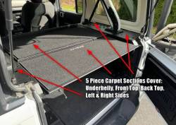EZ4x4 - EZ4x4 5100 2682 EZ-Trunk Top Cargo Liner Black 21-25 Ford Bronco 4DR - Image 2
