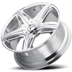 Kraze Wheels - Kraze Wheels KR184-2816C38 KR184 Ricochet 20x8.5 5x112/4.5 38mm Chrome - Image 2