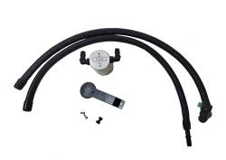 J&L Oil Separator Co - J&L 3055D-C Oil Separator 3.0 Driver Side Mounted Oil Separator Silver - Image 1