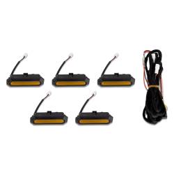 IAG Performance - IAG Performance IAG-BDY-F3072 I-Line 5pc Amber Light Kit for High End Grille - Image 2