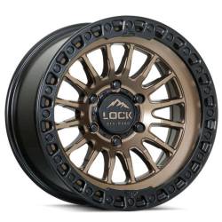 Lock Off-Road - Lock Off-Road GRIT-7969MRMBR LC14 Grit 17x9 6x5.5 1mm Matte Bronze/Black - Image 1