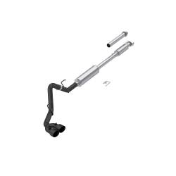 MBRP Exhaust - MBRP S5281BLK 3-Inch Cat-Back Passenger Side Dual Outlet BLK 15-20 F150 - Image 1