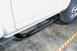 Dee Zee - Dee Zee DZ370111 3" Black Steel Side Steps Round for 88-00 Chevy/GMC REG Cab - Image 4