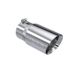 MBRP Exhaust - MBRP Exhaust T5074 T304 SS 5" Inlet Dual Wall Angle Cut 6" Outlet Tip Universal - Image 1