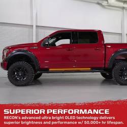 Recon - Recon 26414X Big Rig Ice 62" LED Side Running Light Bars White/Amber - Image 2